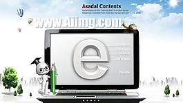 E網(wǎng)時代商務(wù)PSD素材