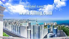 城市地產(chǎn)風(fēng)景PSD素材