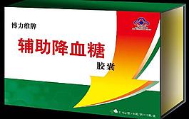 輔助降糖膠囊包裝（平面圖）圖片