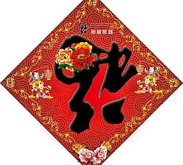 新年福字門帖