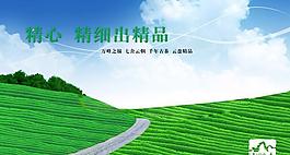 茶園psd素材