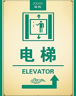 電梯指引牌圖片