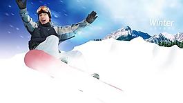 冬天滑雪图片1