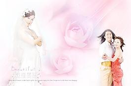 花莹美颜婚纱模板图片