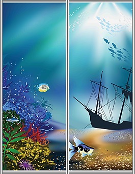 小魚移門