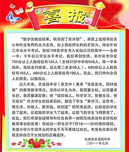 喜報圖片
