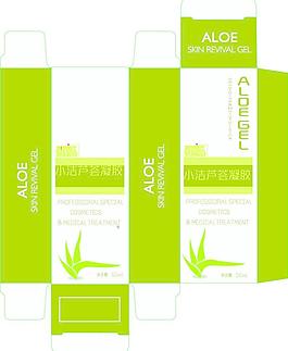 芦荟凝胶包装设计图片