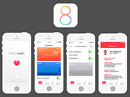 iOS8圖標+Health健康功能