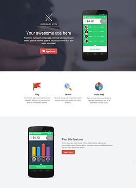 bootstrap3單頁模版