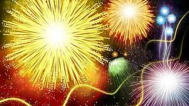 元宵新年煙花素材第21款