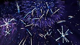 元宵新年煙花素材第8款