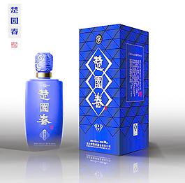白酒包裝（展開圖）圖片
