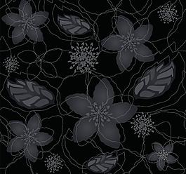 可愛古典花紋花朵圖片