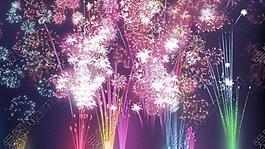 元宵新年煙花素材第2款