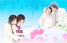 婚紗攝影模板圖片