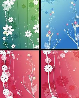 花紋移門(mén)圖案矢量圖