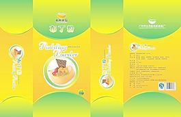 布丁粉包裝圖片