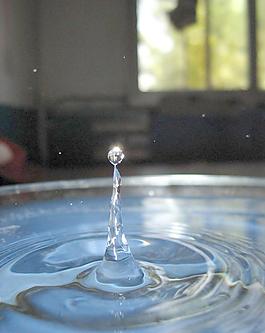 水滴 藍(lán)色圖片