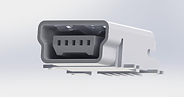 迷你USB B型貼片安裝連接器