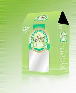 茶油包裝（展開圖）圖片