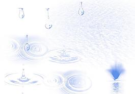 水滴波紋筆刷圖片