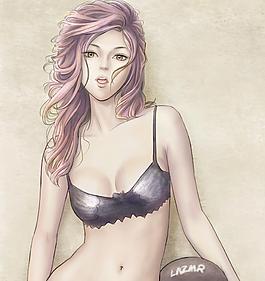 篮球女郎图片