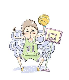 籃球男孩圖片