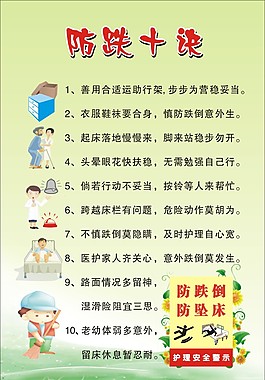 防跌十訣