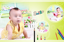 兒童影樓相冊模板