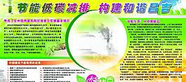 节能减排展板 低碳展板图片