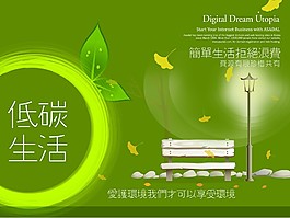 提倡低碳生活保护美丽地球