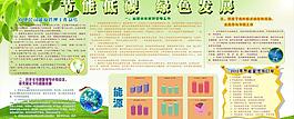節(jié)能低碳綠色發(fā)展的板報(bào)圖片