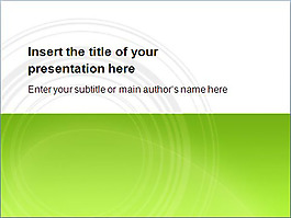 綠色圓圈PPT模板免費(fèi)下載