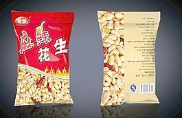 麻辣花生包装图片