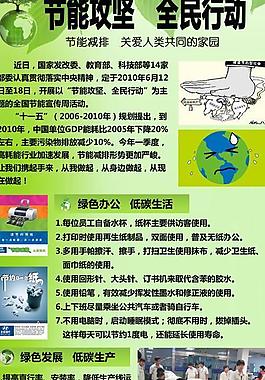 節能宣傳周宣傳海報圖片