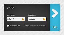 后臺登錄界面模板