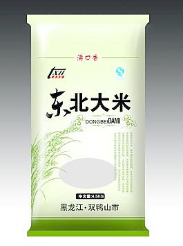 東北大米包裝圖片
