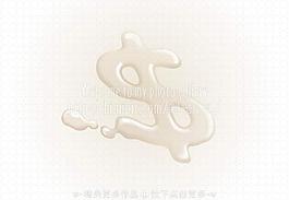 美元符号 水珠特效图片
