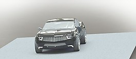 SolidWorks的汽車模型