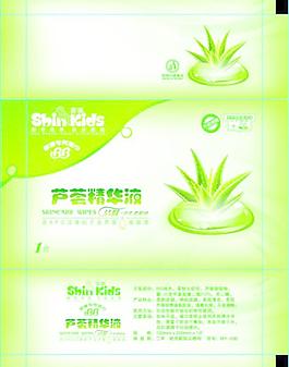 蘆薈精華液濕巾圖片