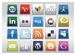 手機圖標矢量圖