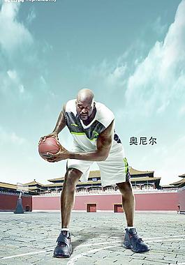 李寧平面人物廣告圖片