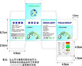 led射燈包裝圖片