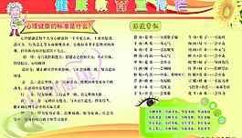 健康教育宣傳欄圖片