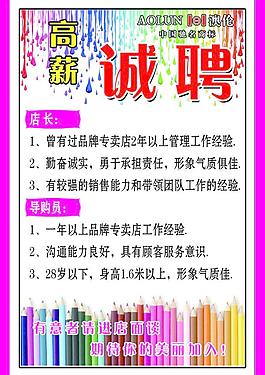 高薪誠聘圖片