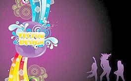 動感元素矢量素材圖片