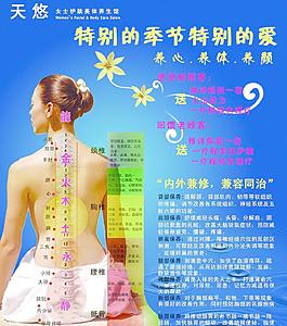 美容美體海報(bào)圖片