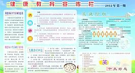 健康教育宣傳欄圖片