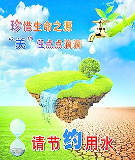 節(jié)約用水海報圖片