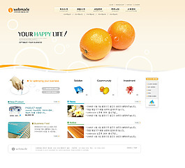 商業(yè)項目類網(wǎng)頁模板